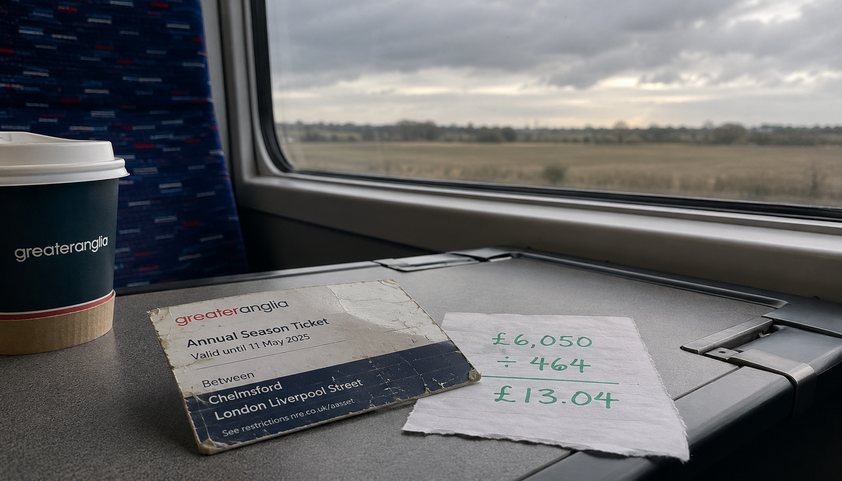 Your Season Ticket in Pounds Per Day — and Why Every Delay Has a Price Tag